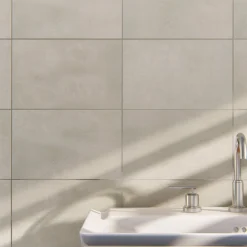 None Ashbourne Chalk Ceramic Wall Tile 250 X 400mm - 1sqm Pack