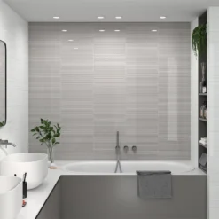 None Manhattan White Ceramic Wall Tile 250 X 400mm