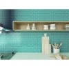 House Of Mosaics Teal Crackle Midi Metro Mosaic Tile - 295 X 288mm -Flooring Store 12829577 7924831908391935