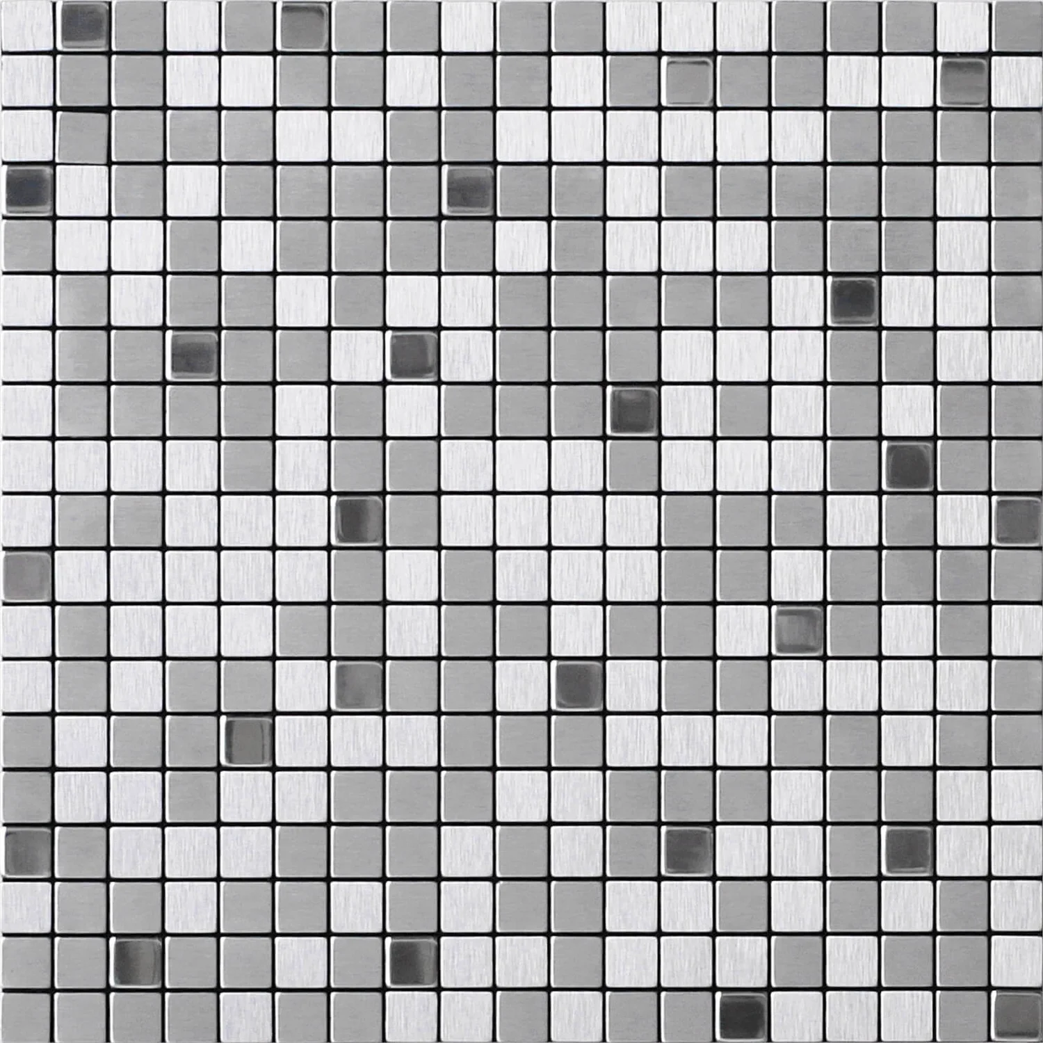 House Of Mosaics Riyadh Silver Mosaic Tile (Sample Only) - 150 X 110mm 3 House Of Mosaics Riyadh Silver Mosaic Tile (Sample Only) - 150 X 110mm
