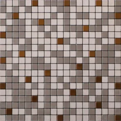House Of Mosaics Riyadh Bronze Mosaic Tile (Sample Only) - 150 X 110mm