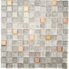 House Of Mosaics Copper Antwerp Mosaic Tile (Sample Only) - 150 X 110mm -Flooring Store 12829914 1194831950393570