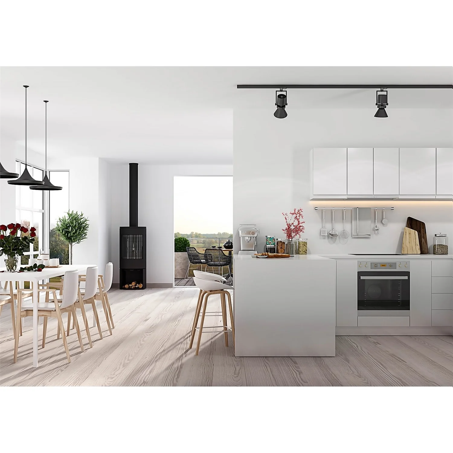 Kraus Rigid Core Luxury Vinyl Floor Tiles - Rydal 3 Kraus Rigid Core Luxury Vinyl Floor Tiles - Rydal