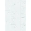 Plancs White Marble Self-Adhesive Vinyl Floor Tile - 5pc Pack Covers 0.93sqm -Flooring Store 12968592 2044930927302111