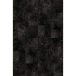 Plancs Black Slate Self-Adhesive Vinyl Floor Tile - 5pc Pack Covers 0.93sqm