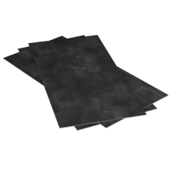 Plancs Black Slate Self-Adhesive Vinyl Floor Tile - 5pc Pack Covers 0.93sqm -Flooring Store 12968595 8104946463344319