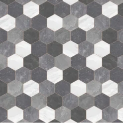 None Pembroke Hex Vinyl Sheet Flooring - 3x2m Roll 10 None Pembroke Hex Vinyl Sheet Flooring - 3x2m Roll -Flooring Store 13053379 1535002420221576