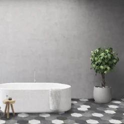 None Pembroke Hex Vinyl Sheet Flooring - 3x2m Roll 9 None Pembroke Hex Vinyl Sheet Flooring - 3x2m Roll -Flooring Store 13053379 4915002420199610