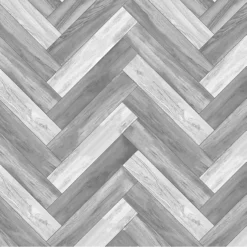None Venice Grey Herringbone Vinyl Sheet Flooring 3x2m Roll -Flooring Store 13053380 3665002421426250