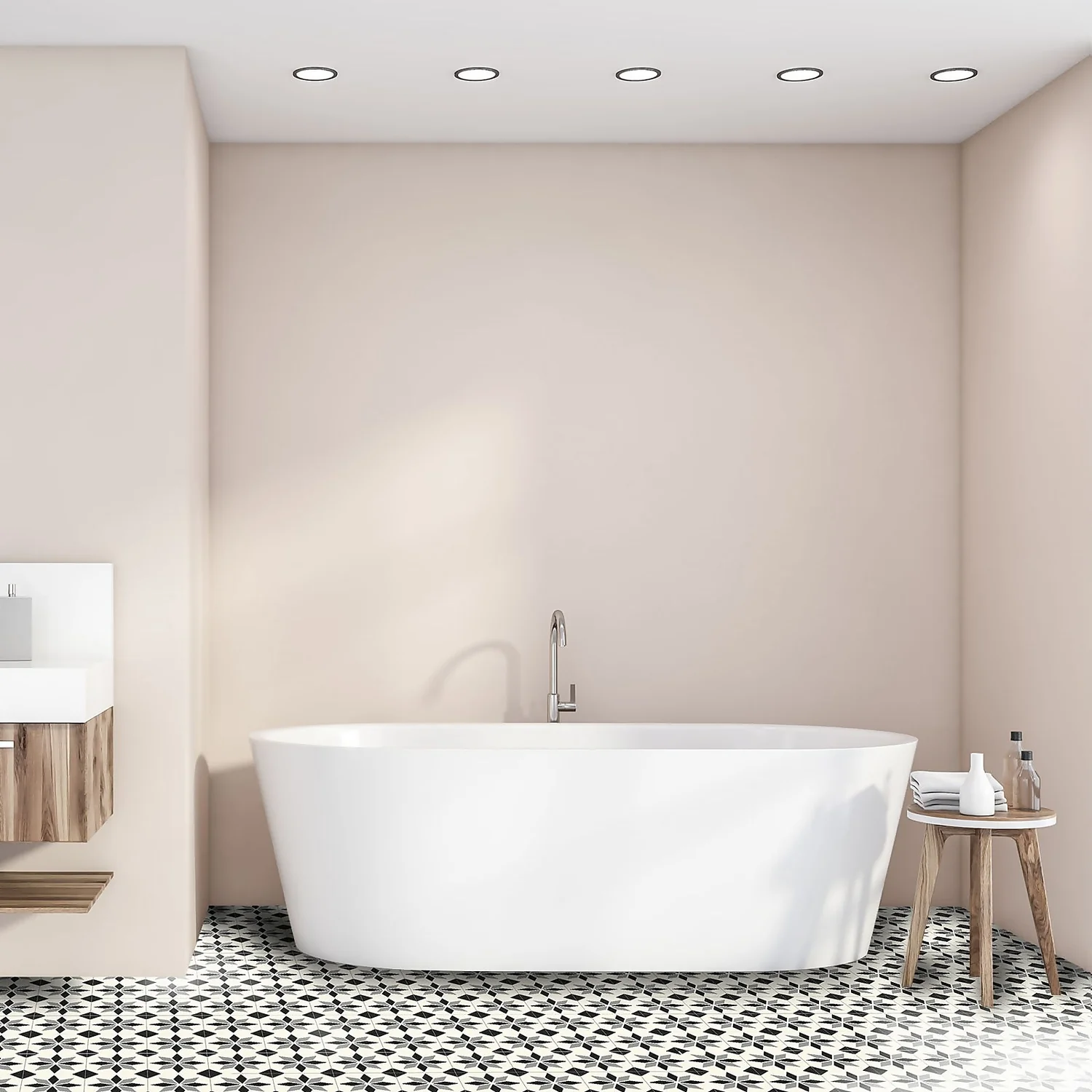 None Scottsdale White Vinyl Sheet Flooring - 3x2m Roll 5 None Scottsdale White Vinyl Sheet Flooring - 3x2m Roll - Image 3