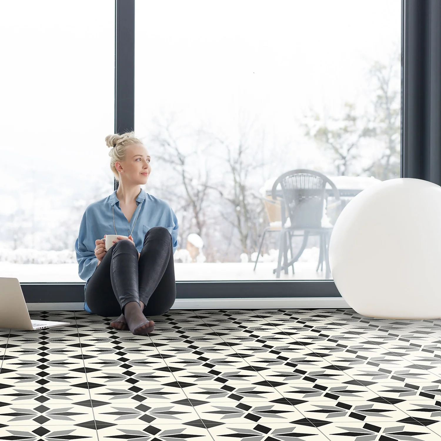 None Scottsdale White Vinyl Sheet Flooring - 3x2m Roll 3 None Scottsdale White Vinyl Sheet Flooring - 3x2m Roll