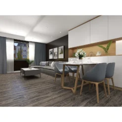 None Rigid Core Luxury Vinyl Flooring Classic Walnut Plank -Flooring Store 13177442 1614883991891585