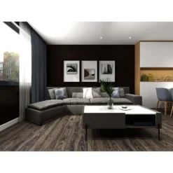 None Rigid Core Luxury Vinyl Flooring Classic Walnut Plank -Flooring Store 13177442 2004883991859182