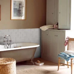 Country Living Artisan Antique White Ceramic Wall Tile 75 X 150mm - 0.5sqm Pack