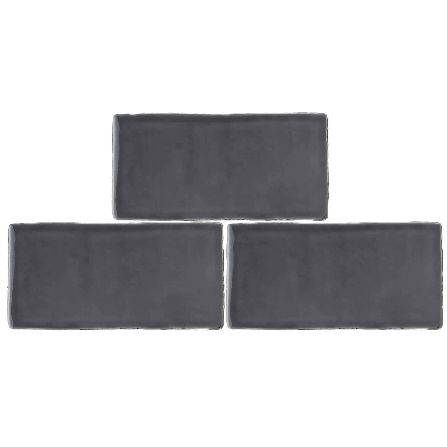 Country Living Artisan Stormy Grey Ceramic Wall Tile 75 X 150mm - 0.5sqm Pack 5 Country Living Artisan Stormy Grey Ceramic Wall Tile 75 X 150mm - 0.5sqm Pack - Image 3