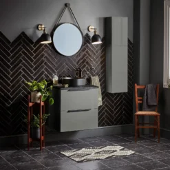 House Beautiful Aurelia Liquorice Ceramic Wall Tile 75 X 300mm - 0.5sqm Pack -Flooring Store 13220563 9214909608085671