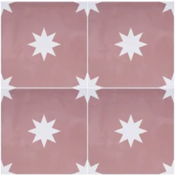 Country Living Starry Skies Peony Blush Porcelain Wall & Floor Tile 200 X 200mm - 0.52sqm Pack 10 Country Living Starry Skies Peony Blush Porcelain Wall & Floor Tile 200 X 200mm - 0.52sqm Pack -Flooring Store 13220588 1314916608281252
