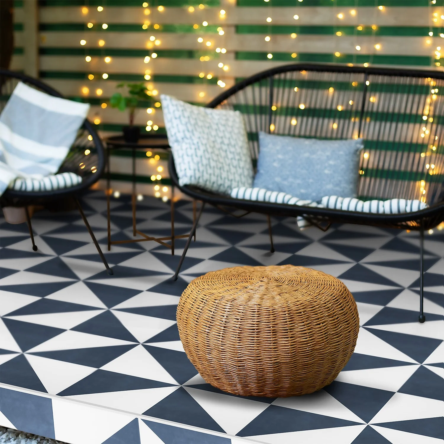 House Beautiful Cube Denim Porcelain Wall & Floor Tile 200 X 200mm - 0.52sqm Pack 7 House Beautiful Cube Denim Porcelain Wall & Floor Tile 200 X 200mm - 0.52sqm Pack - Image 5