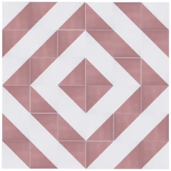 House Beautiful Cube Blush Porcelain Wall & Floor Tile 200 X 200mm - 0.52sqm Pack -Flooring Store 13220593 1574915382801700