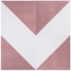 House Beautiful Cube Blush Porcelain Wall & Floor Tile 200 X 200mm - 0.52sqm Pack -Flooring Store 13220593 8314915382702721