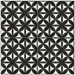 Fiore Eclipse Grey Porcelain Wall & Floor Tile 200 X 200mm - 0.52sqm Pack -Flooring Store 13220598 1364916348899719