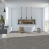 Kraus Rigid Core Herringbone Luxury Vinyl Floor Tile - Brampton Grey -Flooring Store 13733822 1165002464895023