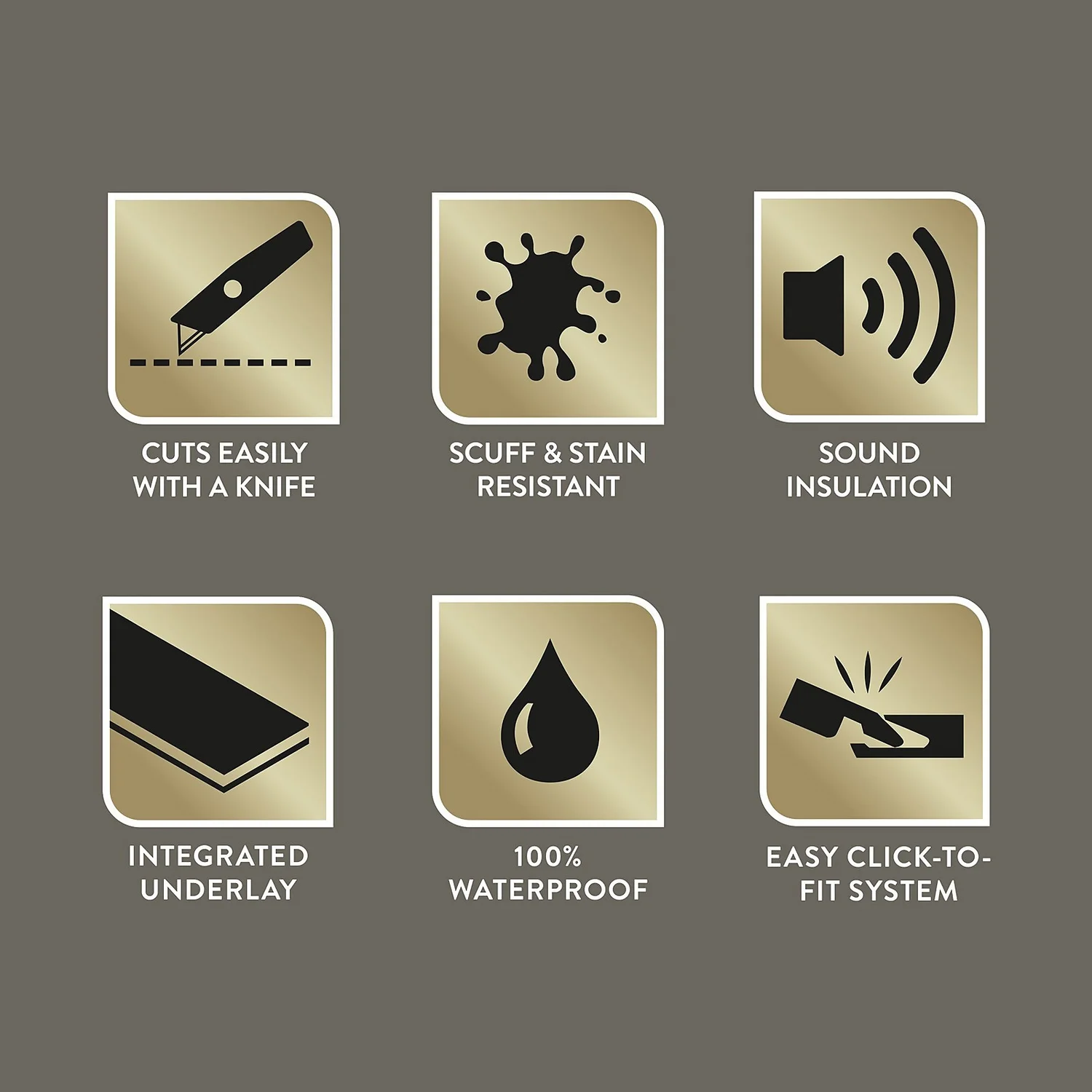 Kraus Herringbone Luxury Vinyl Floor Tile Sample - Owsten Grey 5 Kraus Herringbone Luxury Vinyl Floor Tile Sample - Owsten Grey - Image 3