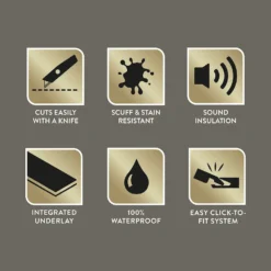 Kraus Herringbone Luxury Vinyl Floor Tile Sample - Wistow Oak -Flooring Store 13733833 1204957094485989