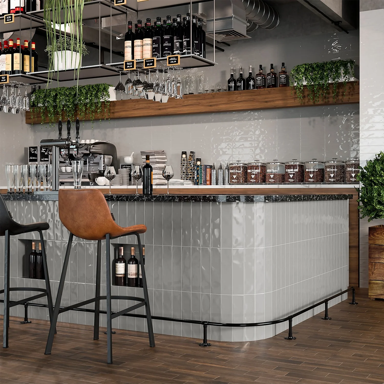 Marquis Ancien Grey Porcelain Tile (Sample Only) - 100 X 130mm 6 Marquis Ancien Grey Porcelain Tile (Sample Only) - 100 X 130mm - Image 4