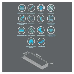 None Rigid Core Luxury Vinyl Flooring - Natural Oak Effect 11 None Rigid Core Luxury Vinyl Flooring - Natural Oak Effect -Flooring Store 14005585 1975006100384348