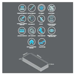 None Rigid Core Marble Tile Luxury Vinyl Flooring - Flooring Sample -Flooring Store 14186442 2125009721282789